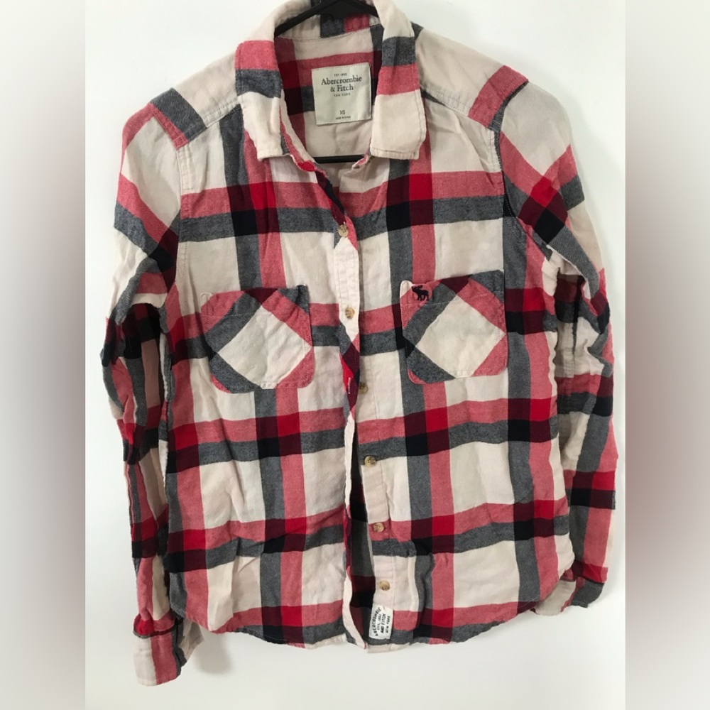 Abercrombie and Fitch Plaid Flannel Shirt